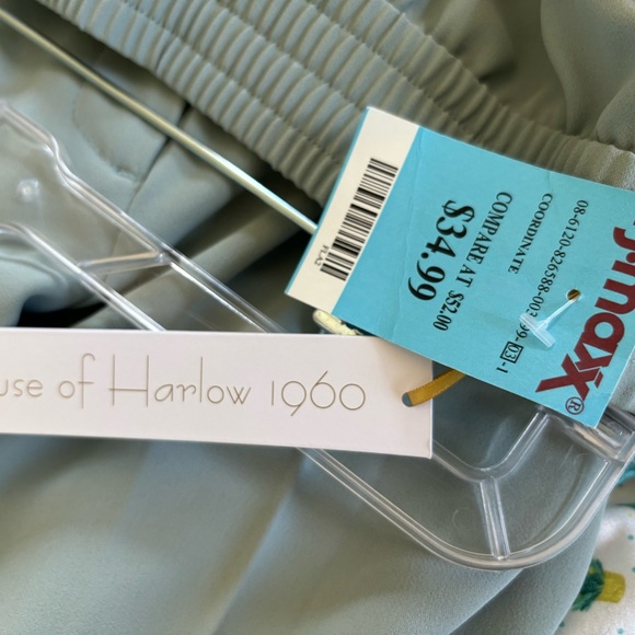 NWT House of Harlow Teal Trousers - Picture 5 of 5